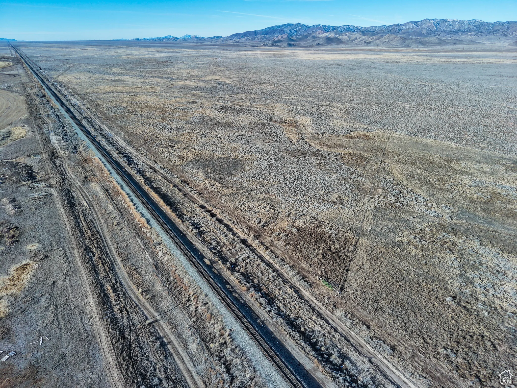 Aerial view of mountains