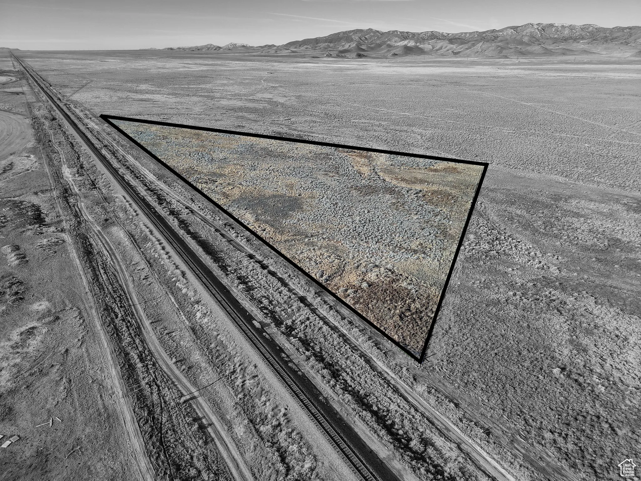 Exterior view of a mountain backdrop