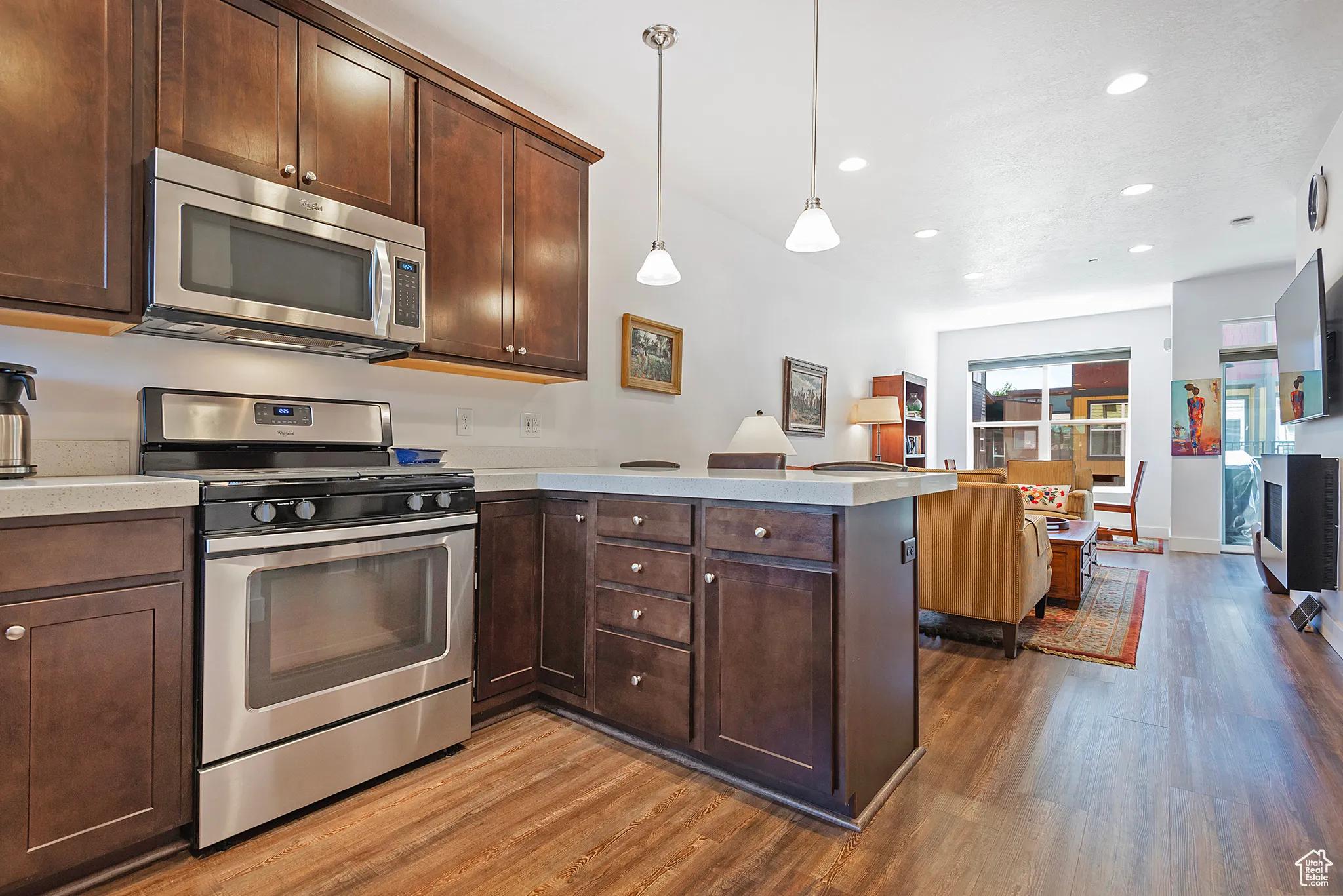 Kitchen with Stainless Steel Appliances