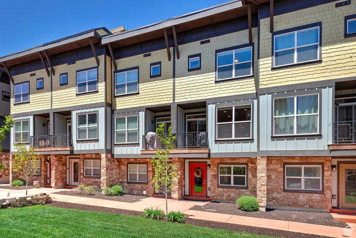 Subject Property with the Red Door