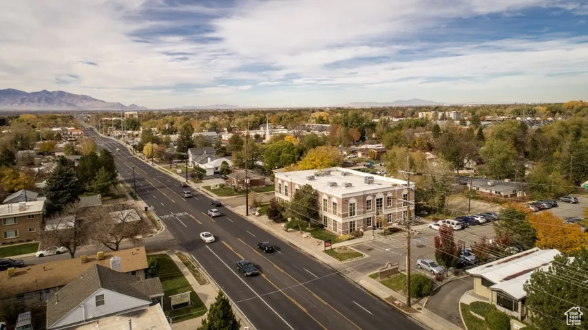 Drone / aerial view of mountains