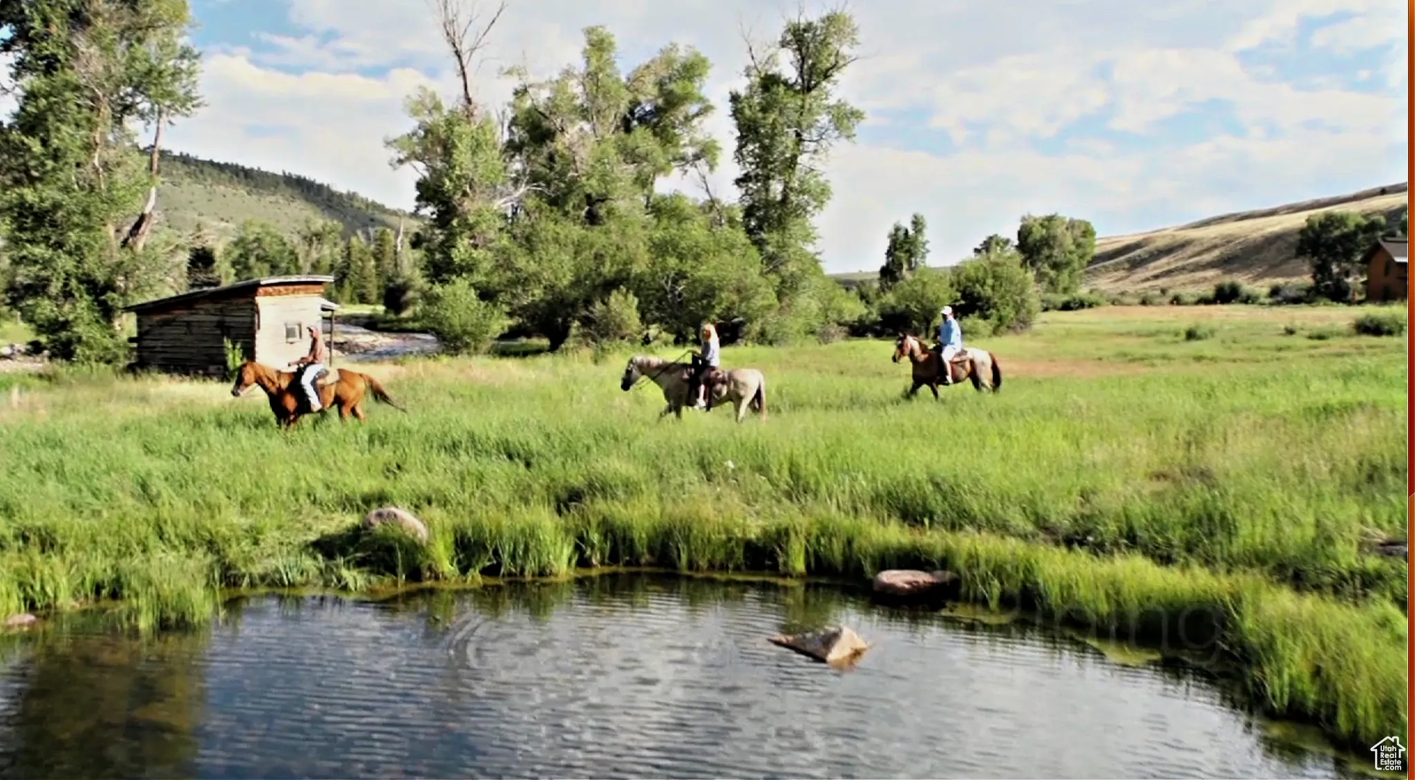Enjoying One of Many Trails on the Ranch