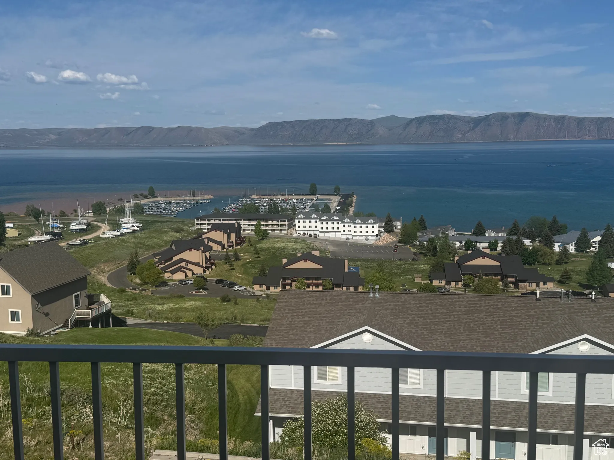 Water view with mountains