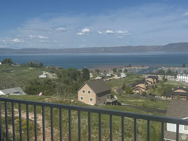 Water view with mountains