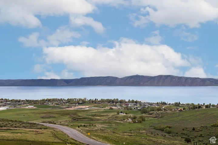 Water view with mountains