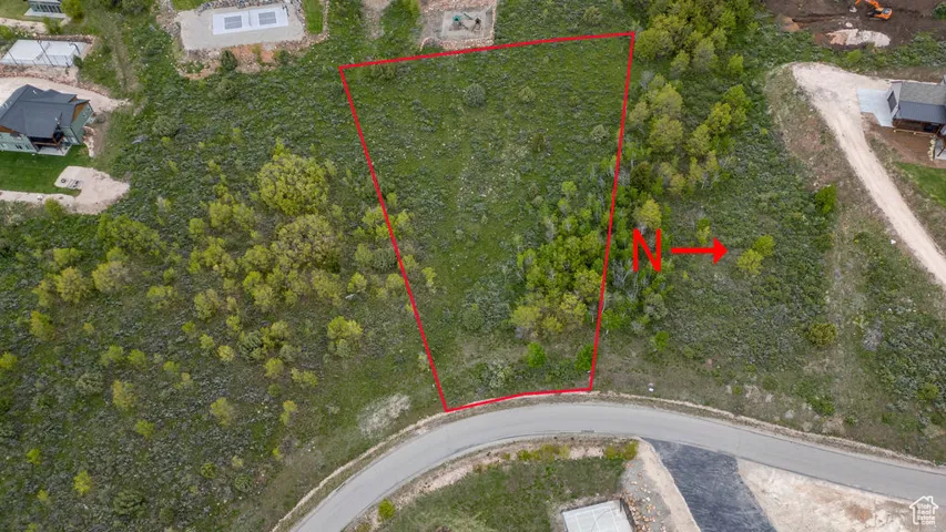 View of property location with property boundaries highlighted