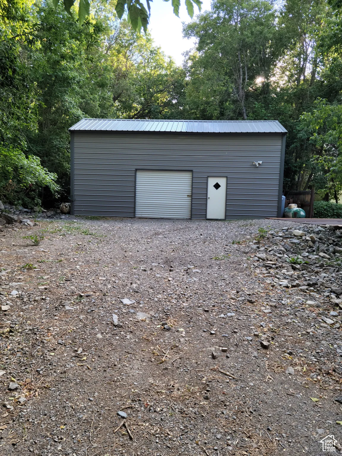 View of detached storage 30'x12 'with loft