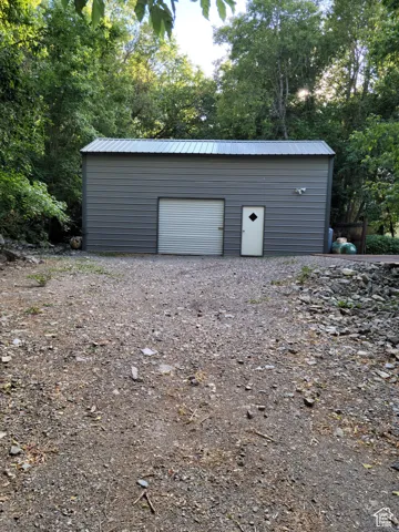 View of detached storage 30'x12 'with loft