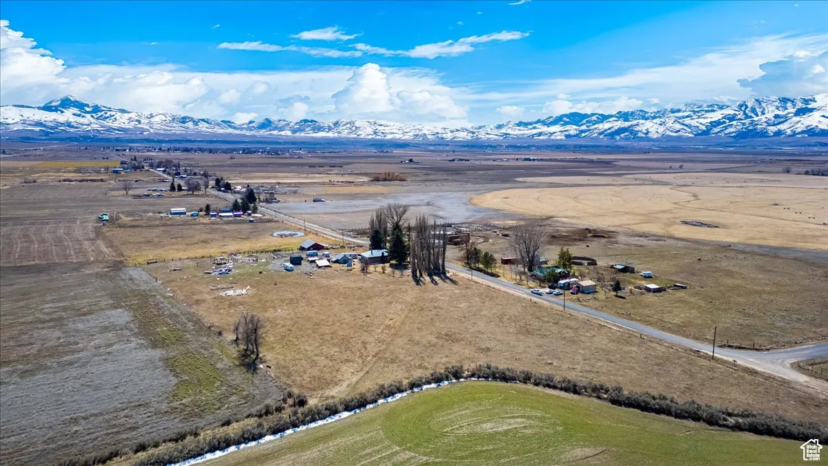 View of rural area with mountains