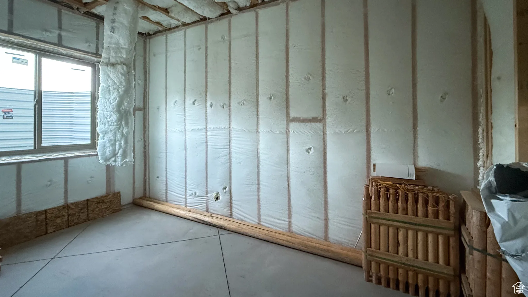Misc room with tile patterned floors