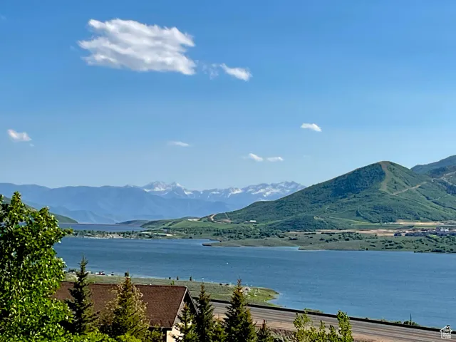 Water view featuring a mountain backdrop