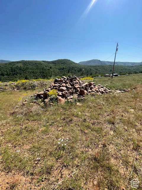 View of mountain background