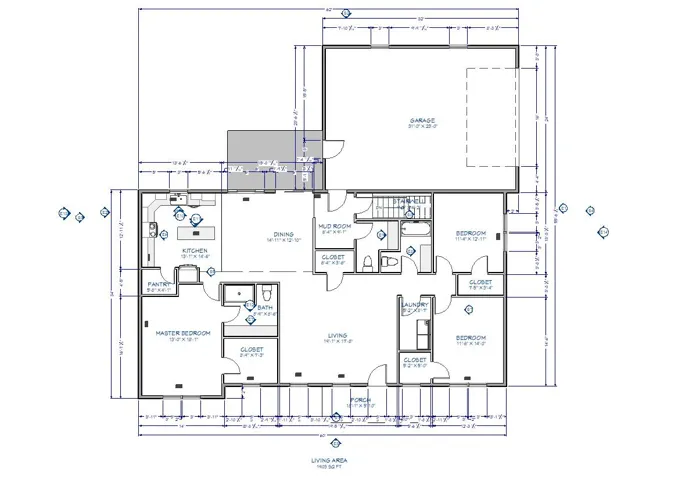 Floor plan / room layout