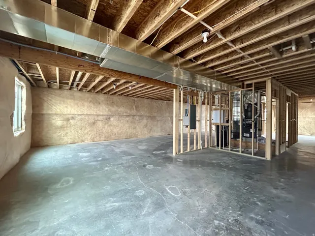 View of below grade area