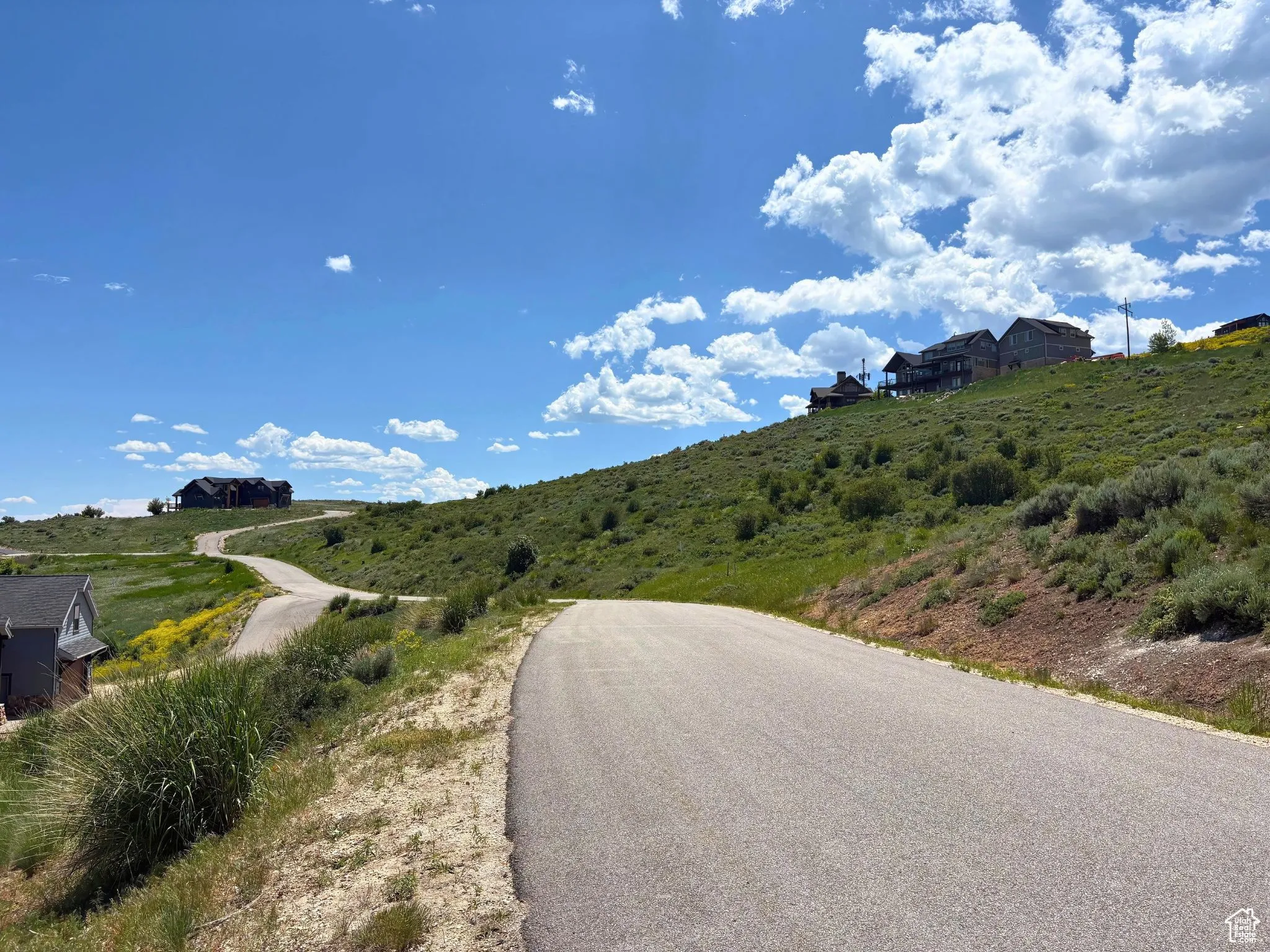 View of asphalt street