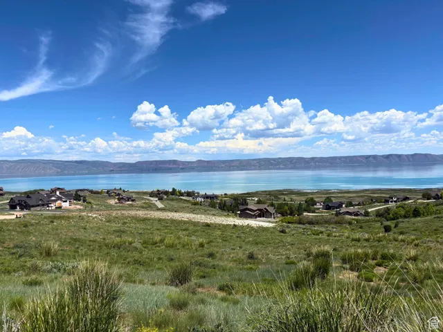 Water view featuring mountains
