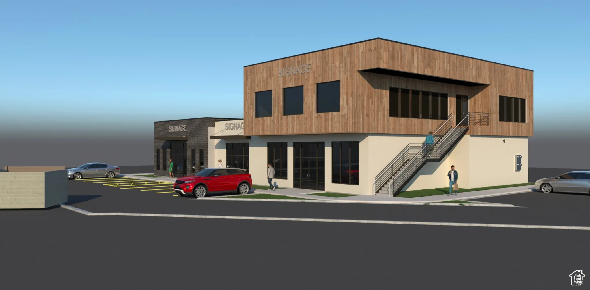 View of property with stairway