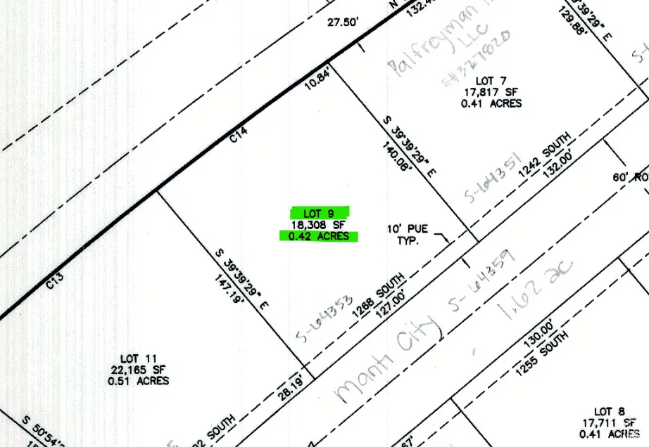 Survey map / technical document