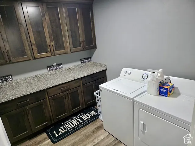 Oversized laundry upstairs by the bedrooms with added counter space and cabinets