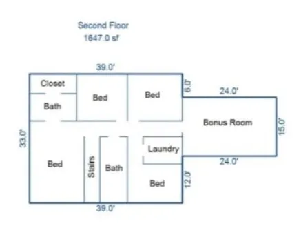 upstairs plan