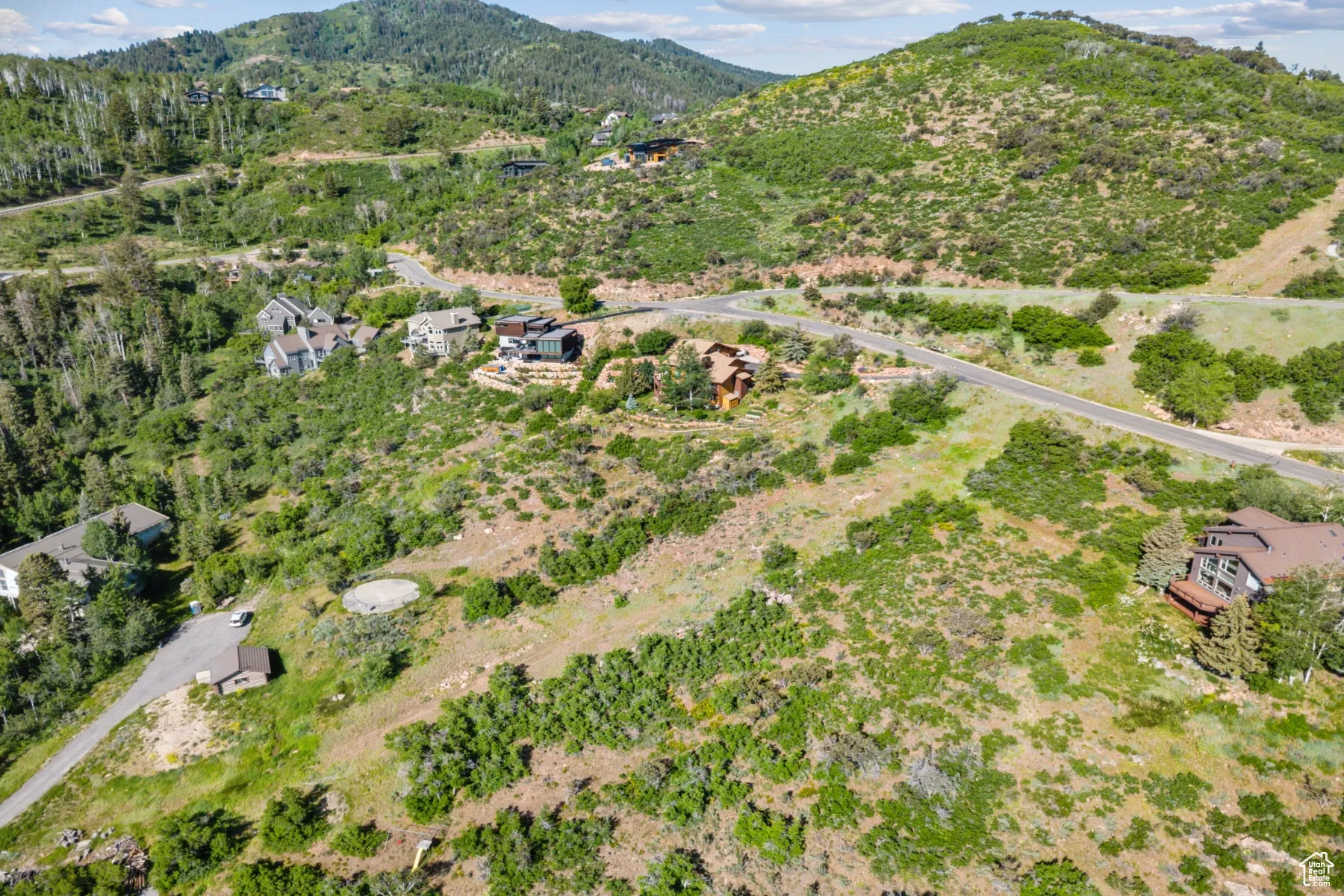 View of property location featuring a mountainous background