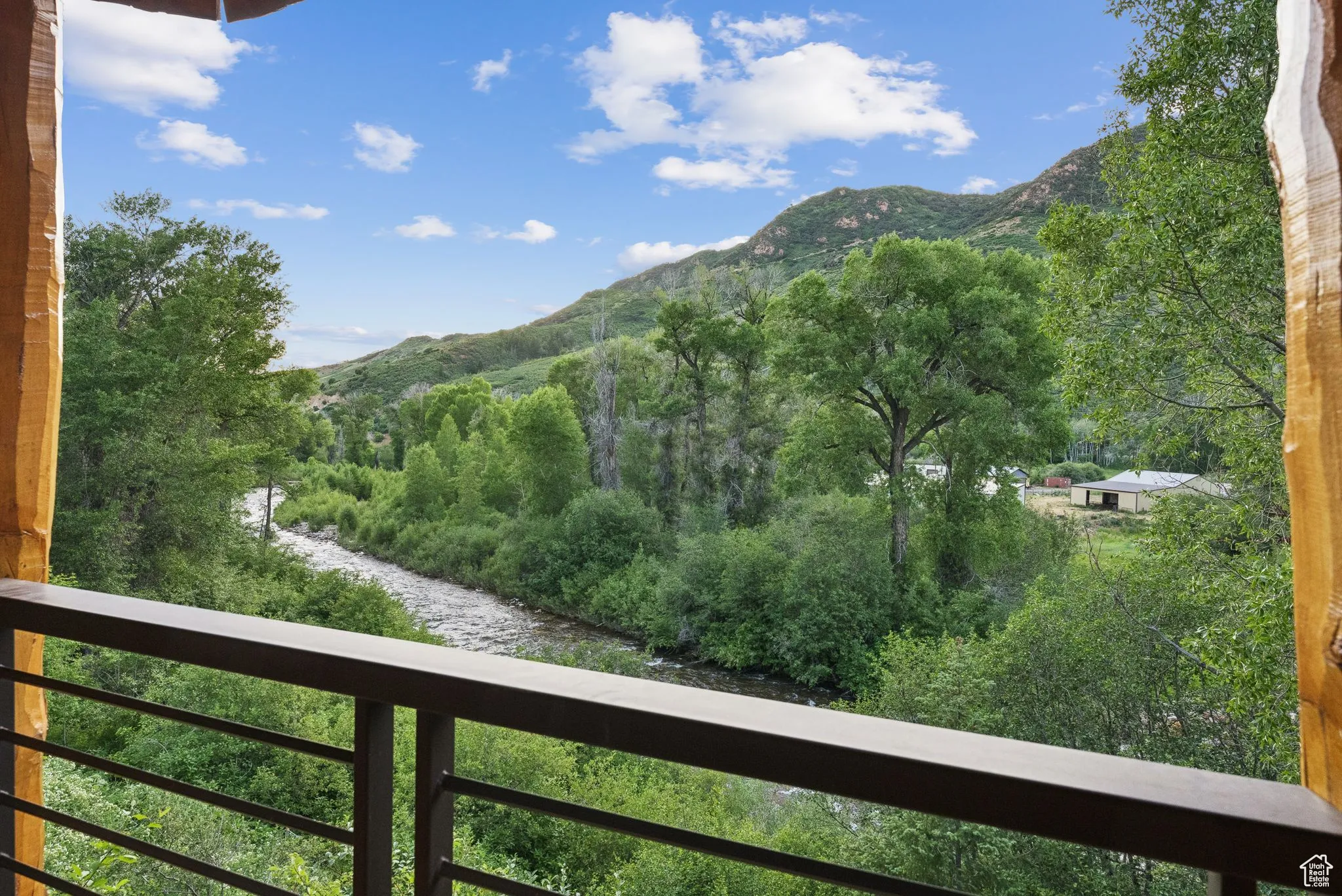 View of mountain background