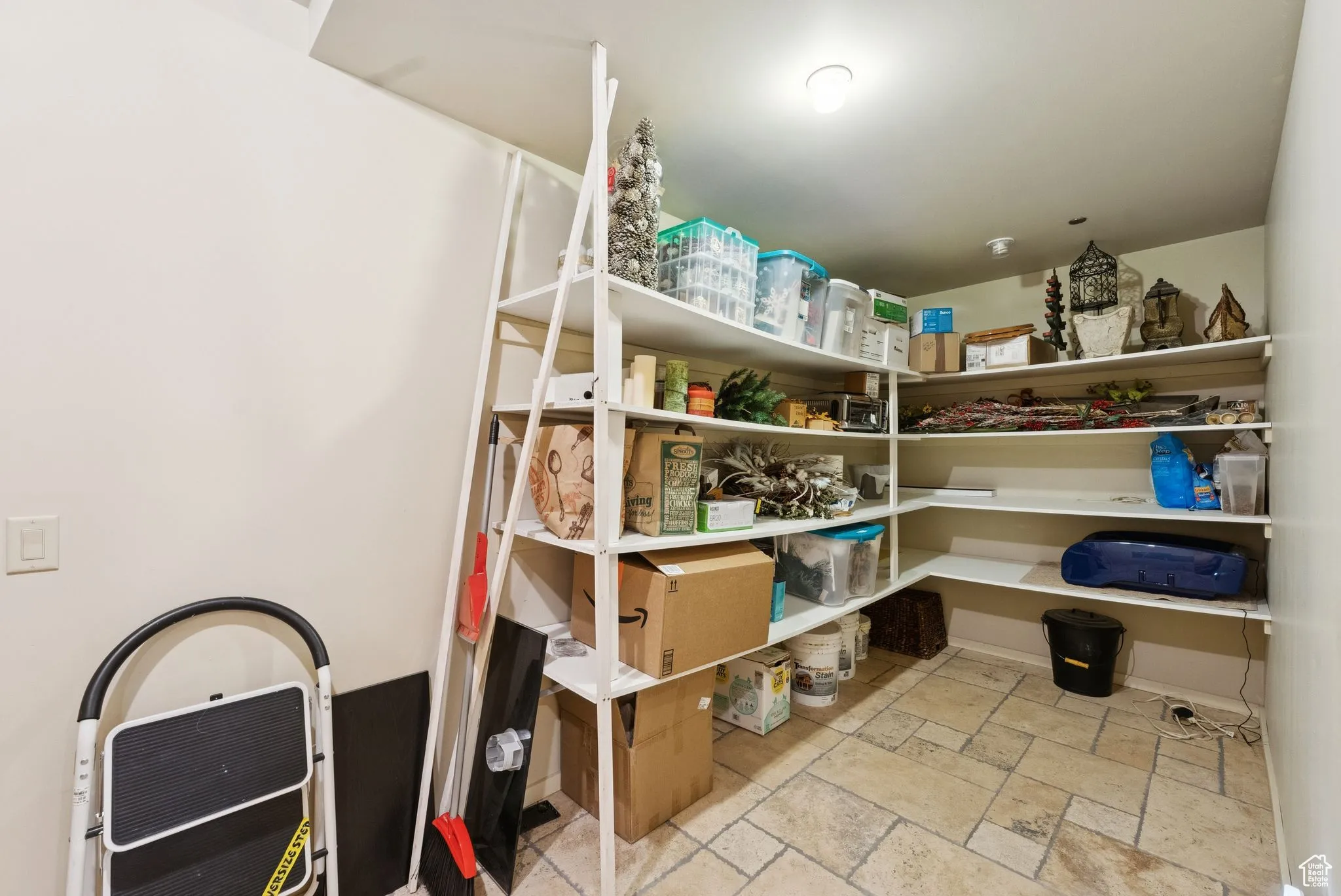 View of storage room