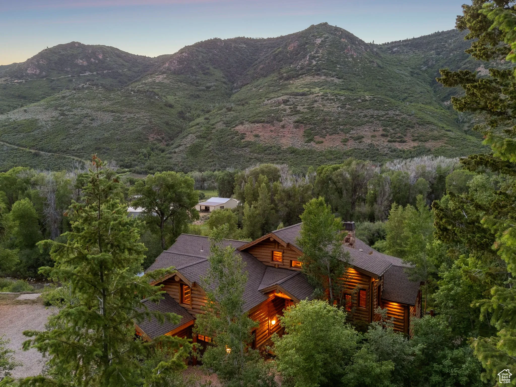 View of mountain backdrop