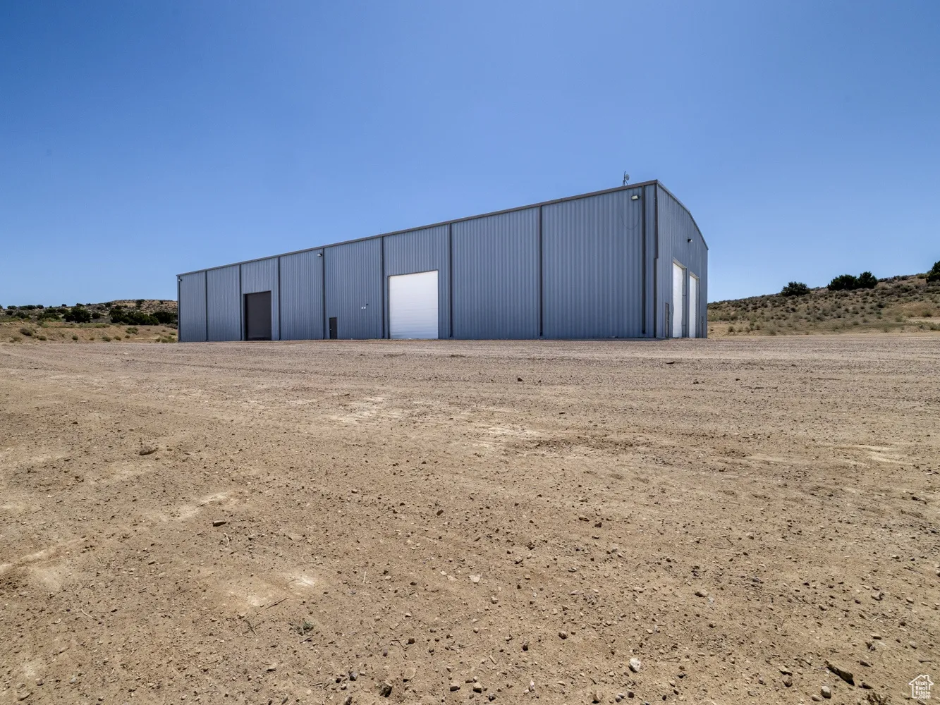 View of pole building