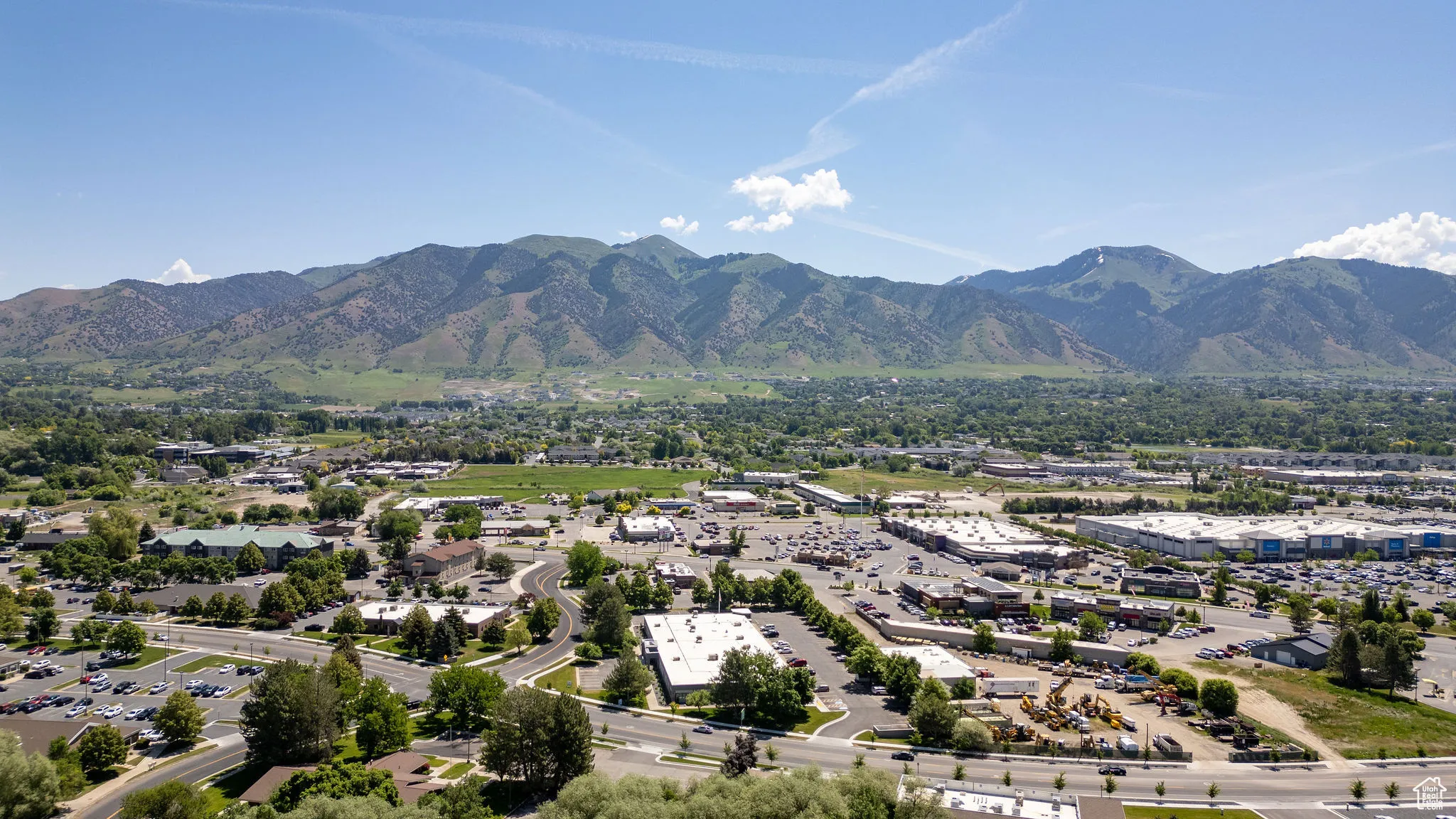 View of mountain background