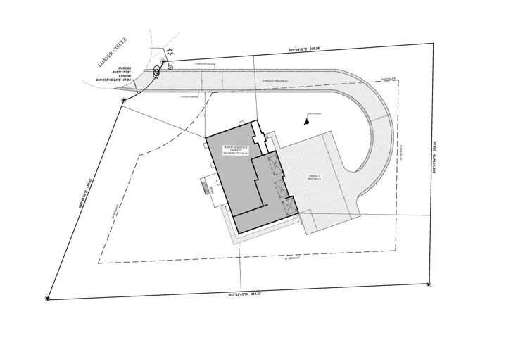 Site plan rendering