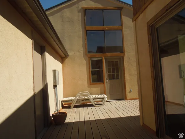 View of deck