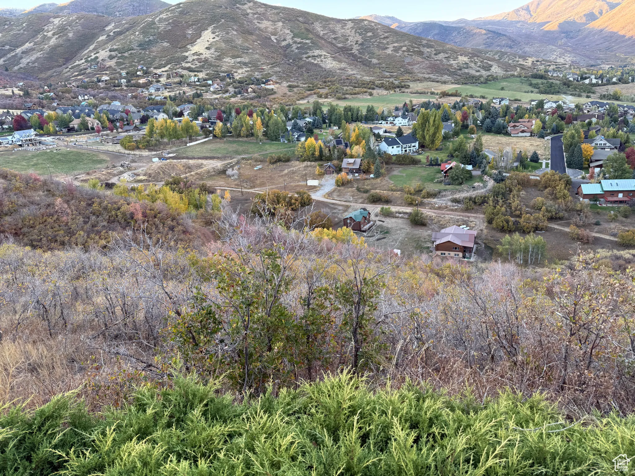 View of mountain background