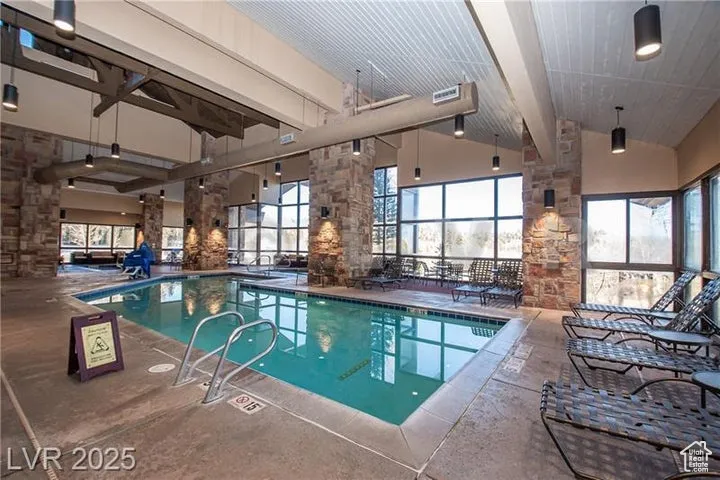 View of indoor pool