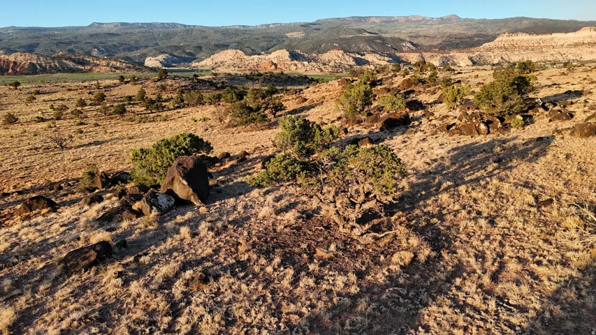 View of mountain background featuring a desert landscape
