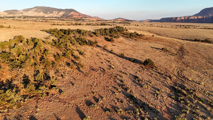 View of mountain background featuring a desert landscape and rural landscape