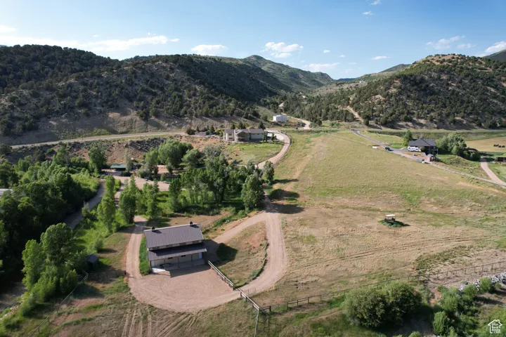 Mountain view featuring rural landscape