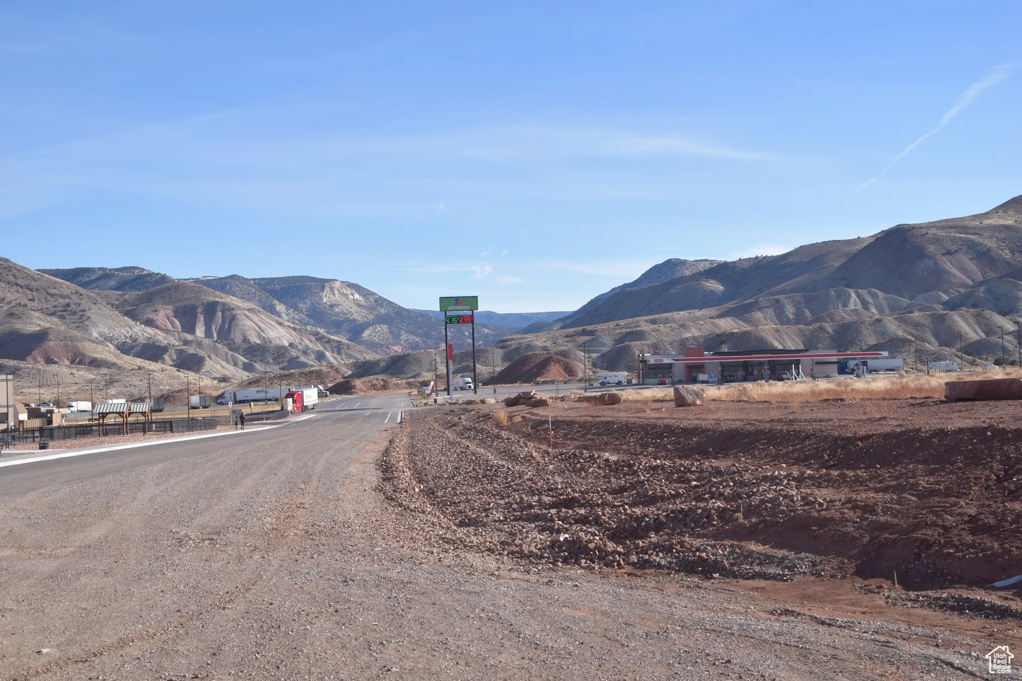 View of mountain backdrop