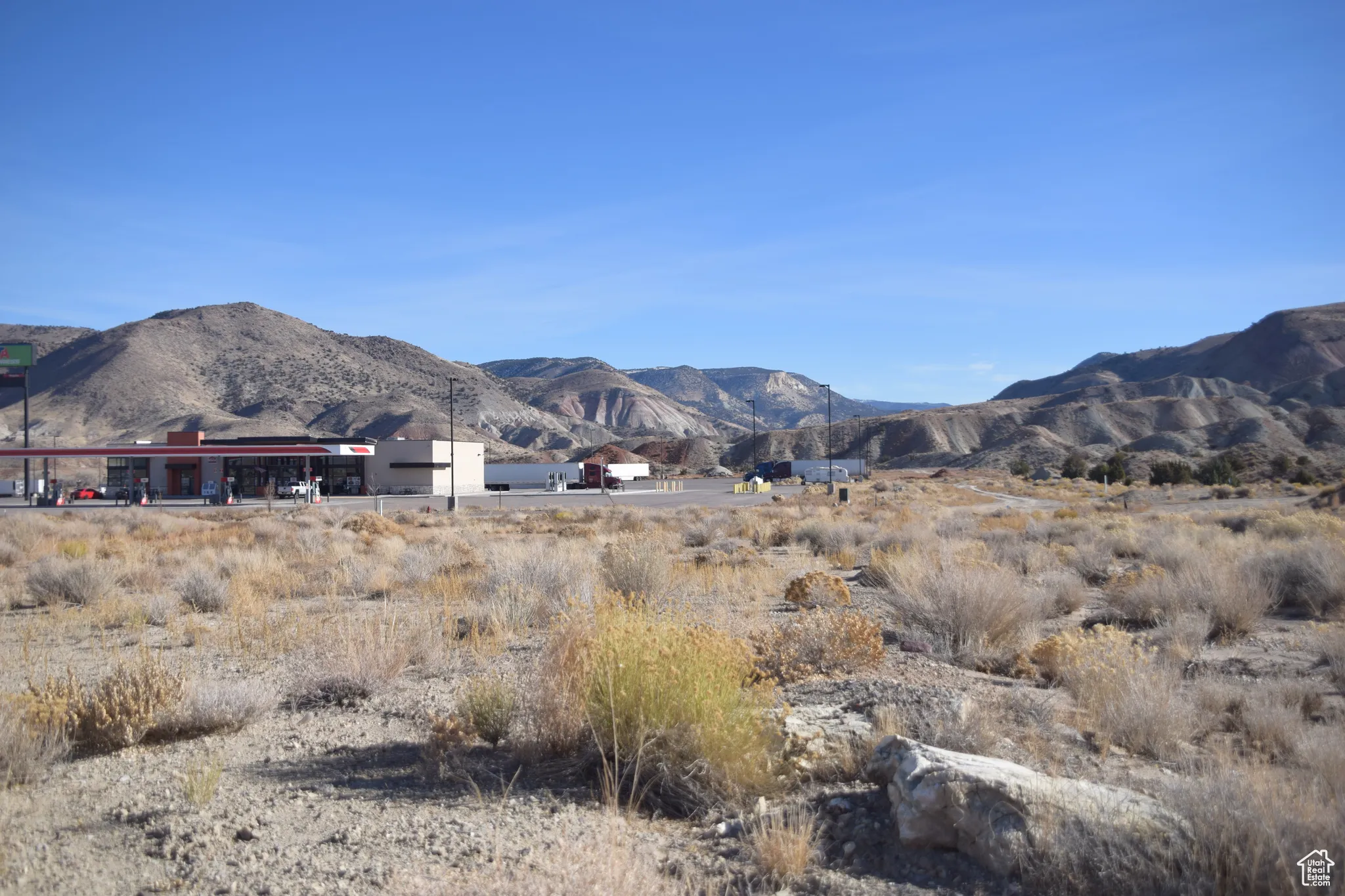 View of mountain backdrop