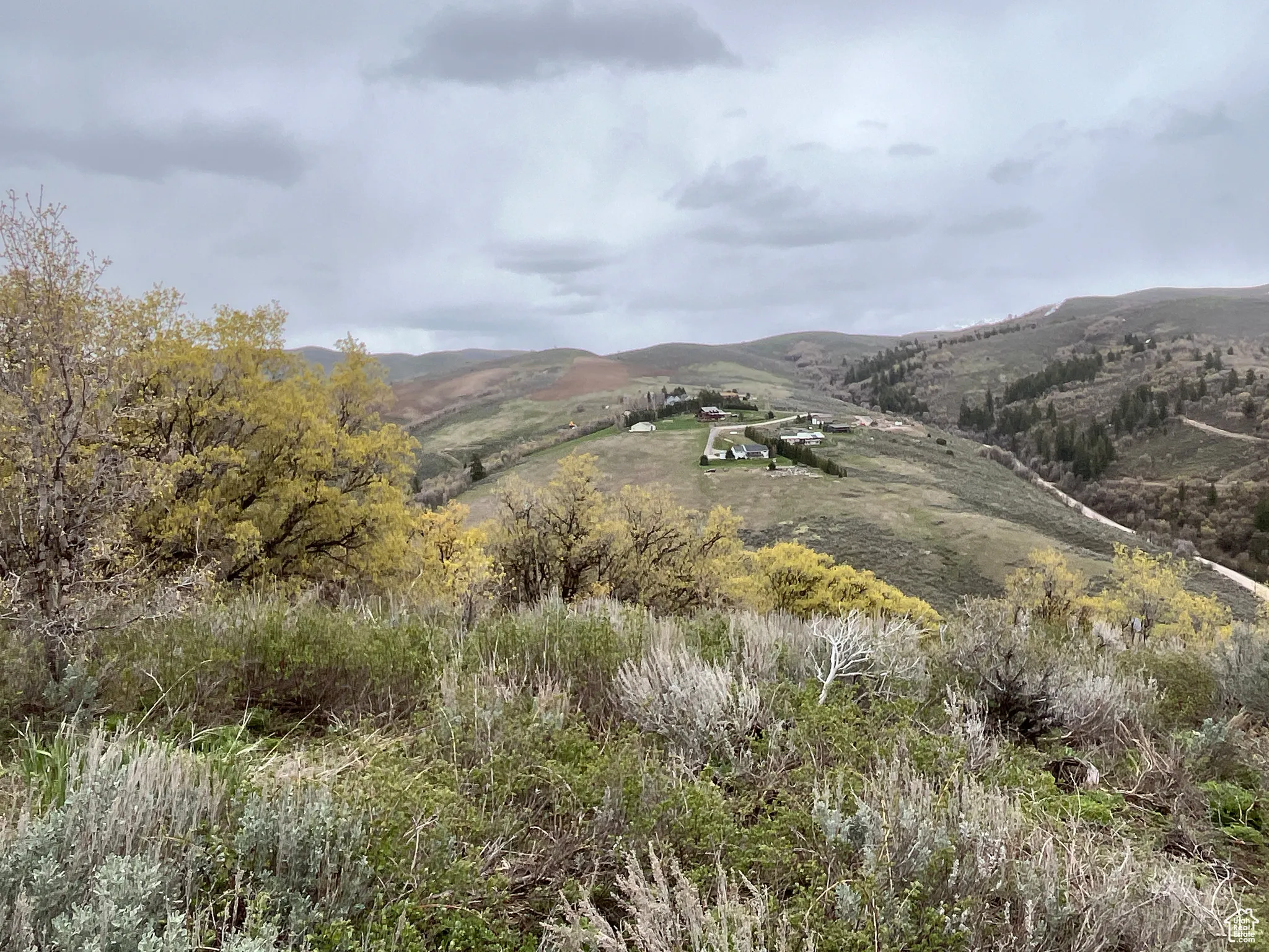 View of mountain backdrop