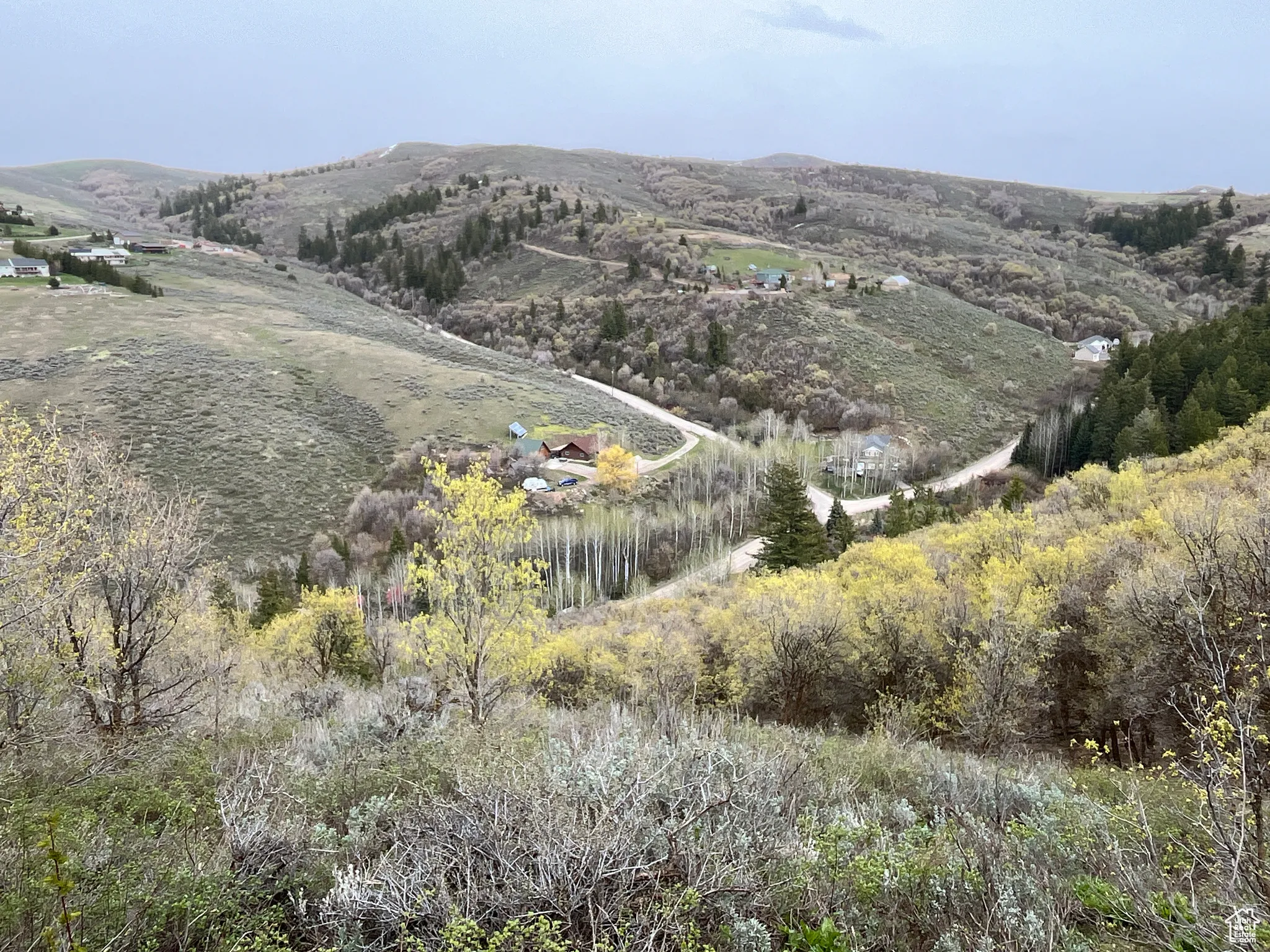 View of mountain background