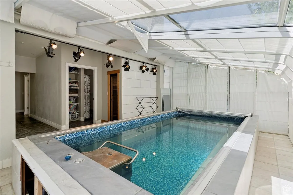 View of indoor pool