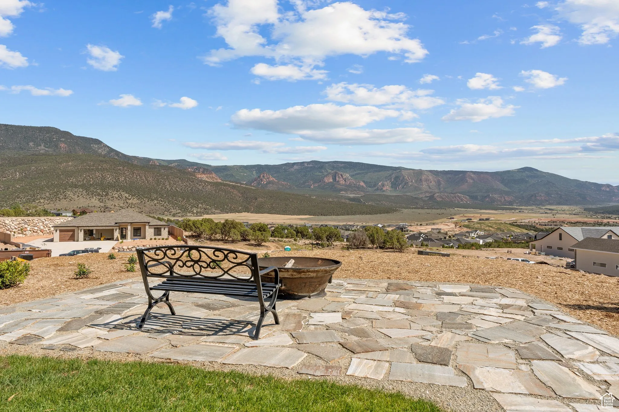 View of mountain backdrop