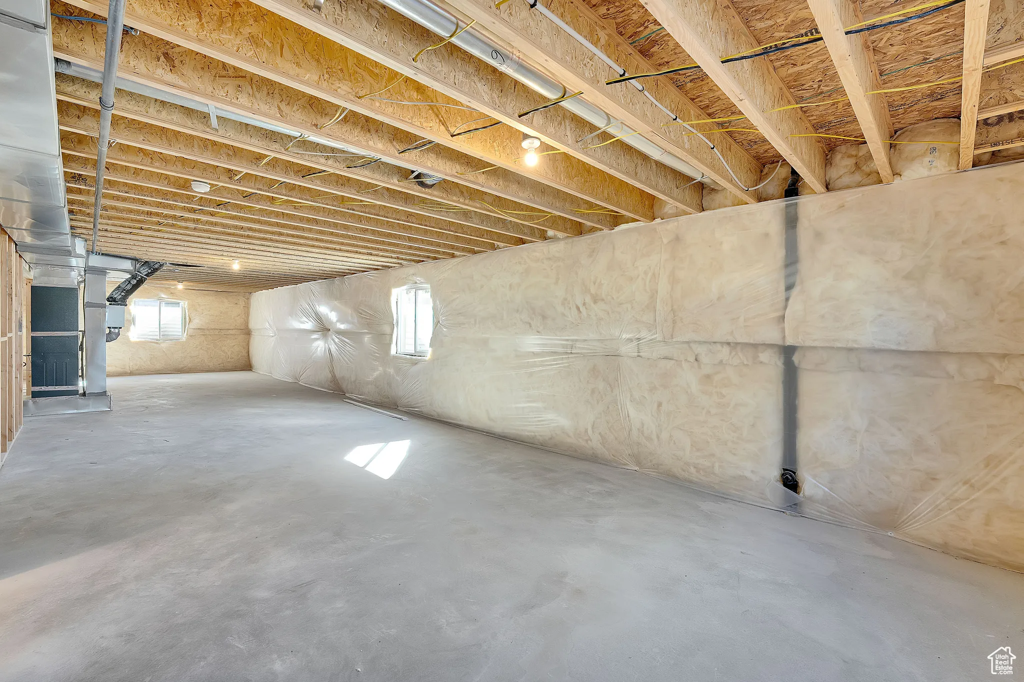 Below grade area featuring healthy amount of natural light