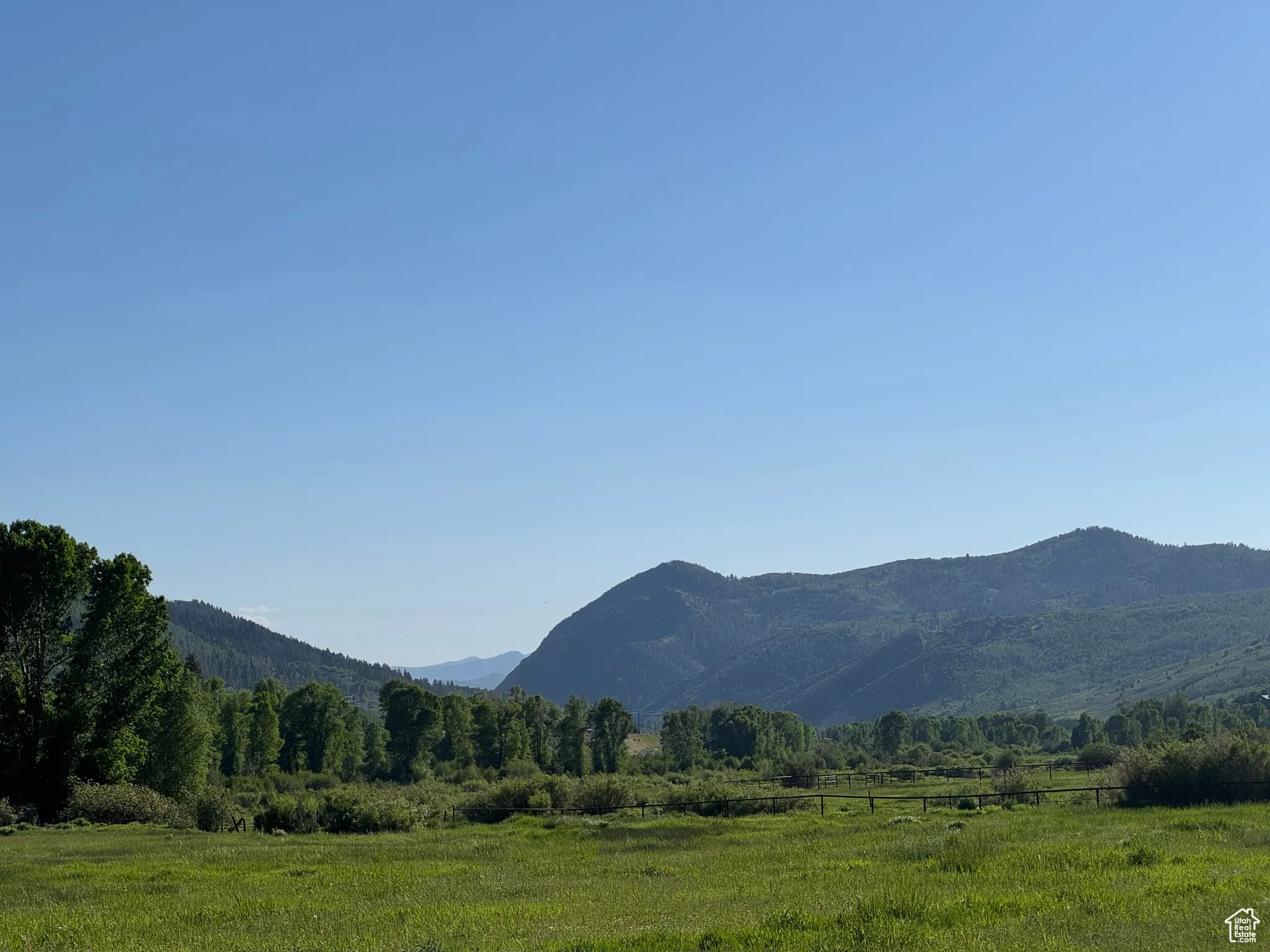 View from within the subdivision