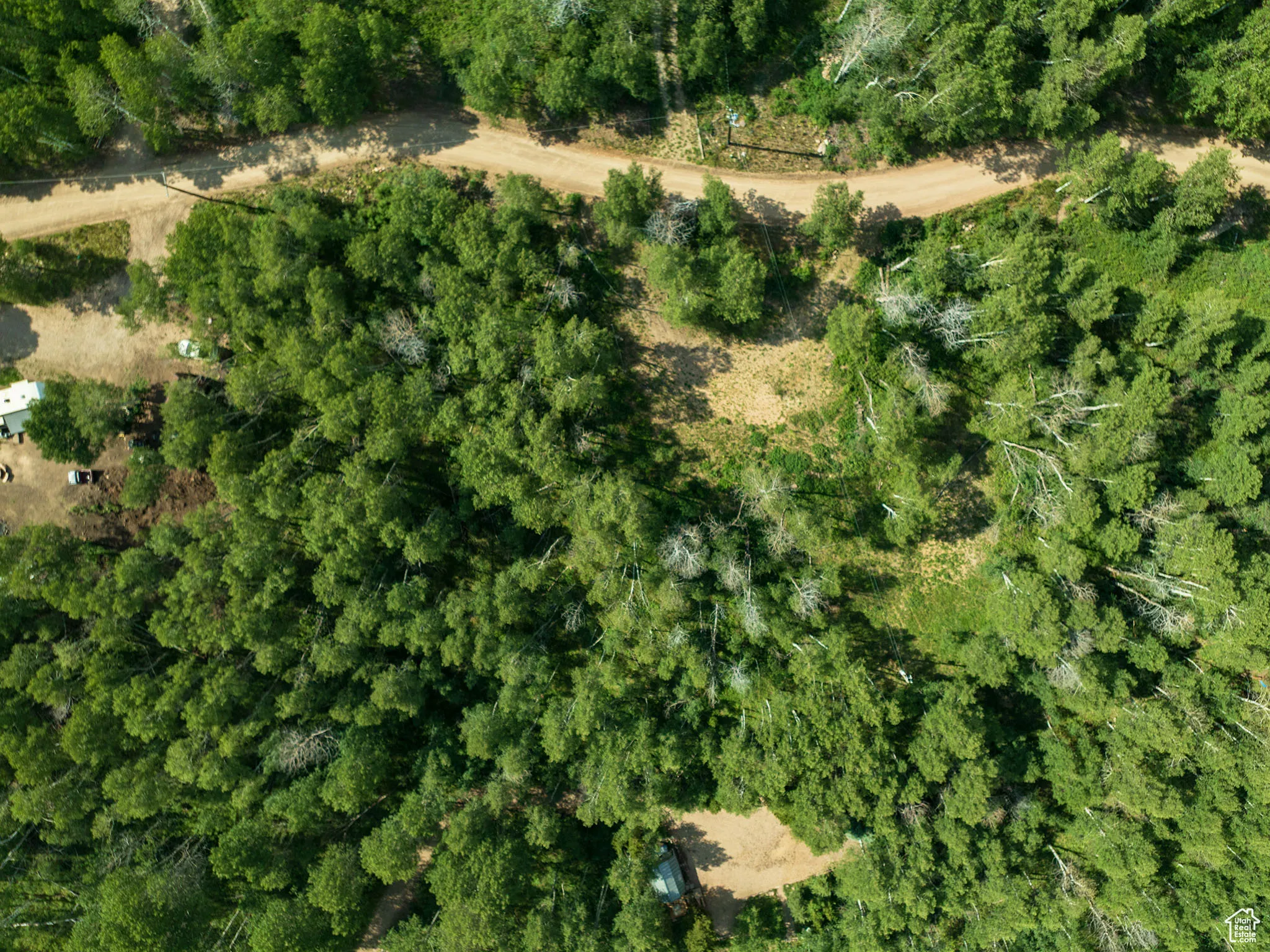 Aerial view of property's location