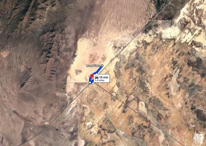 Aerial overview of property's location
