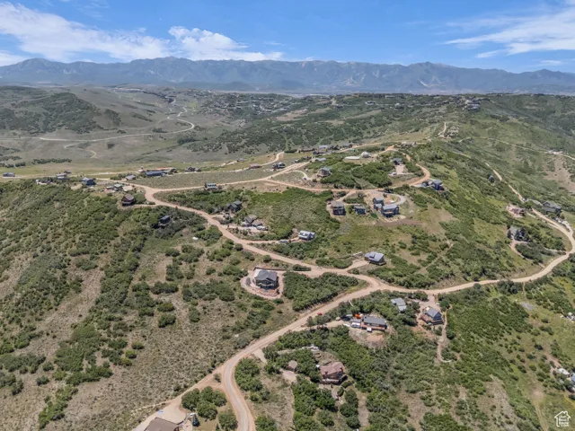 Aerial view of mountains