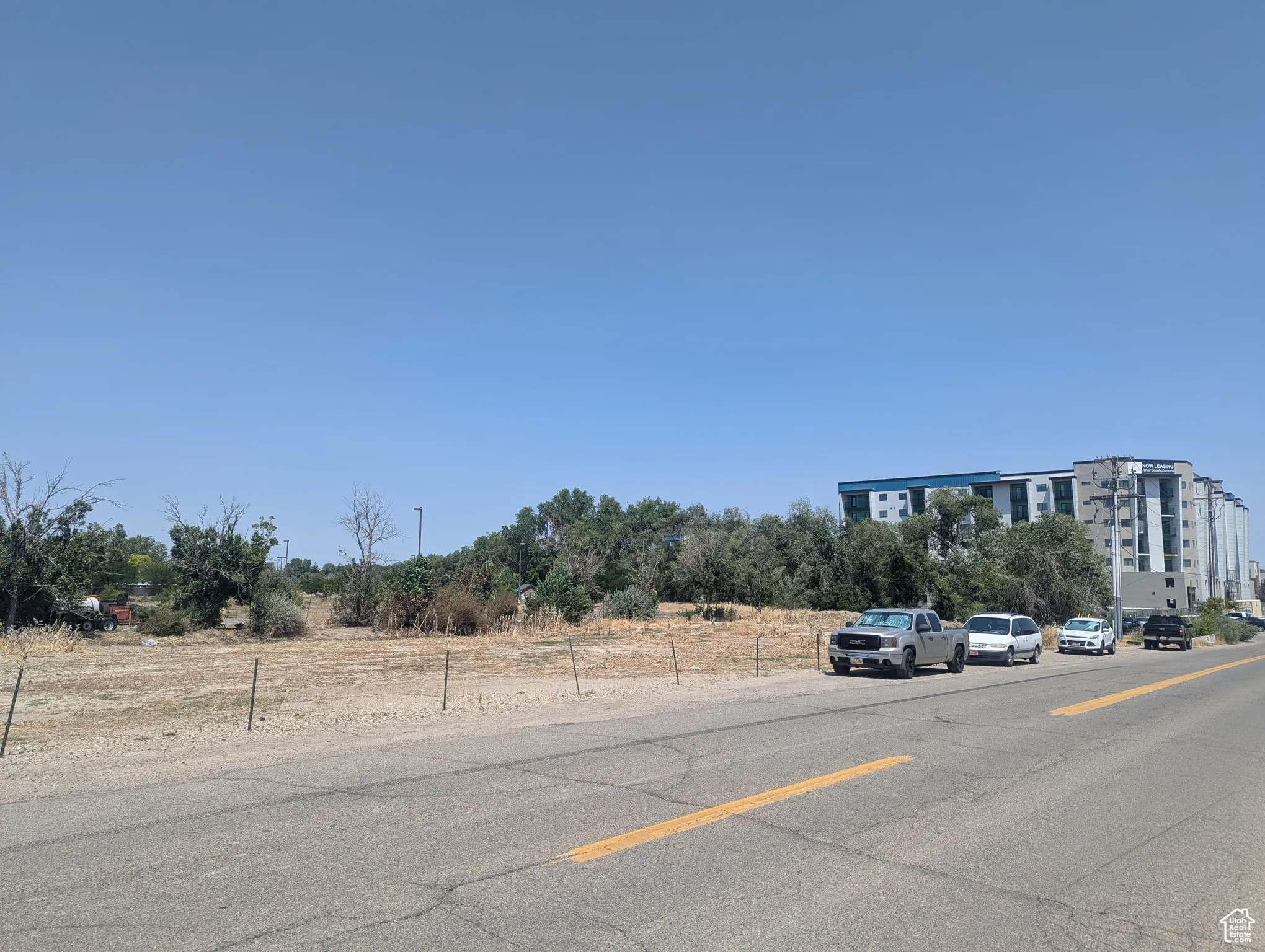 View of asphalt road