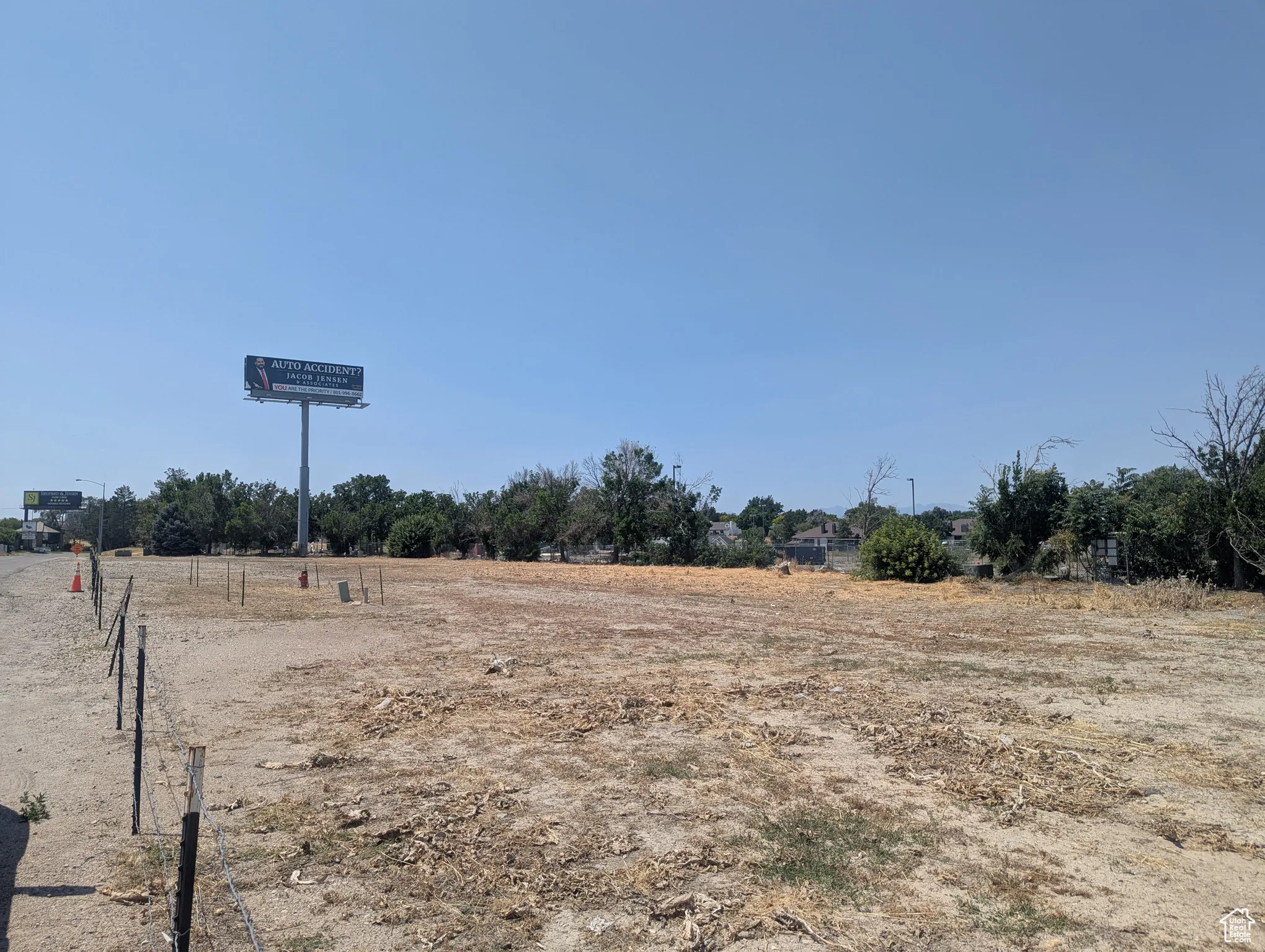 View of yard with a rural view